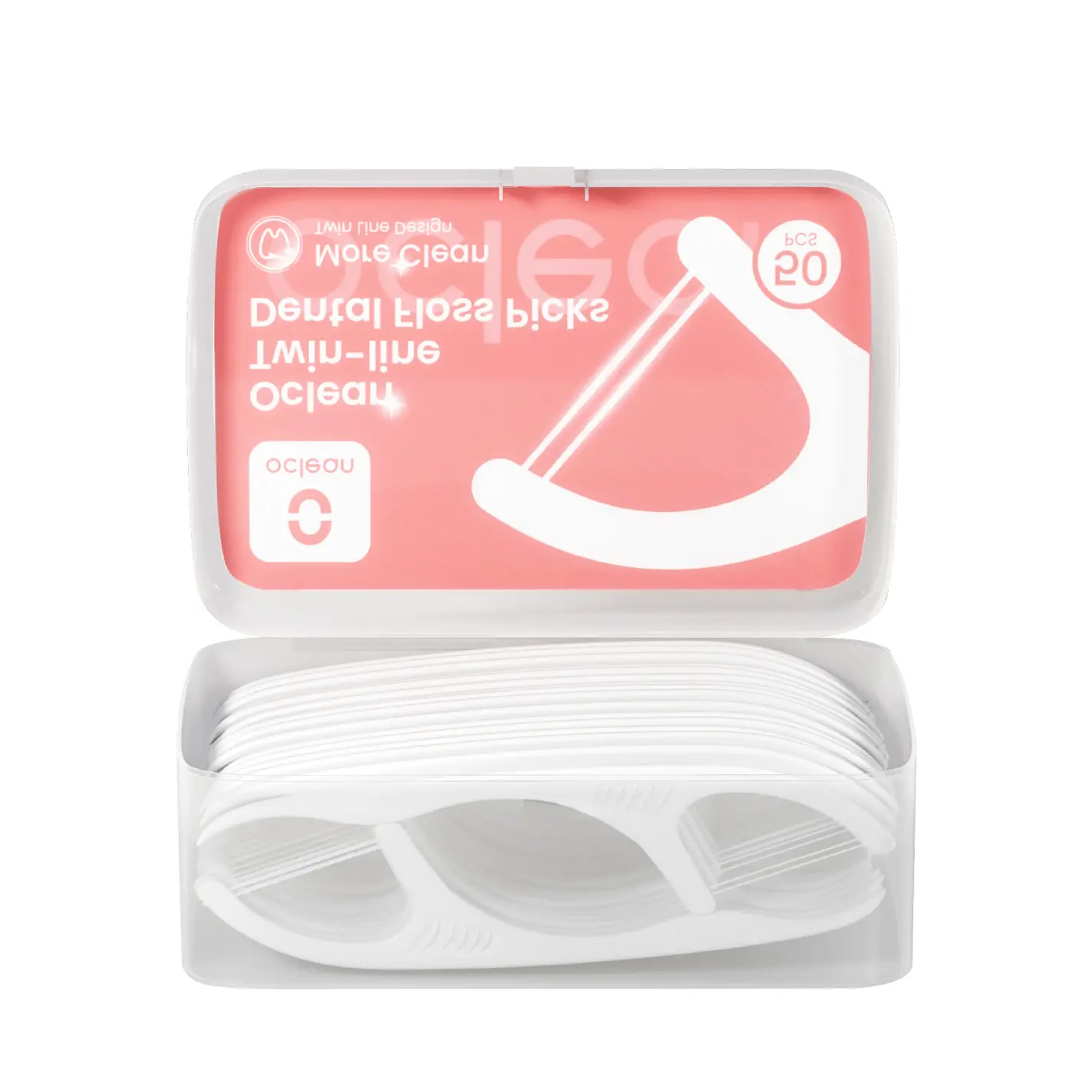 Oclean Twin-line Dental Floss Picks - 2ct - Image 4