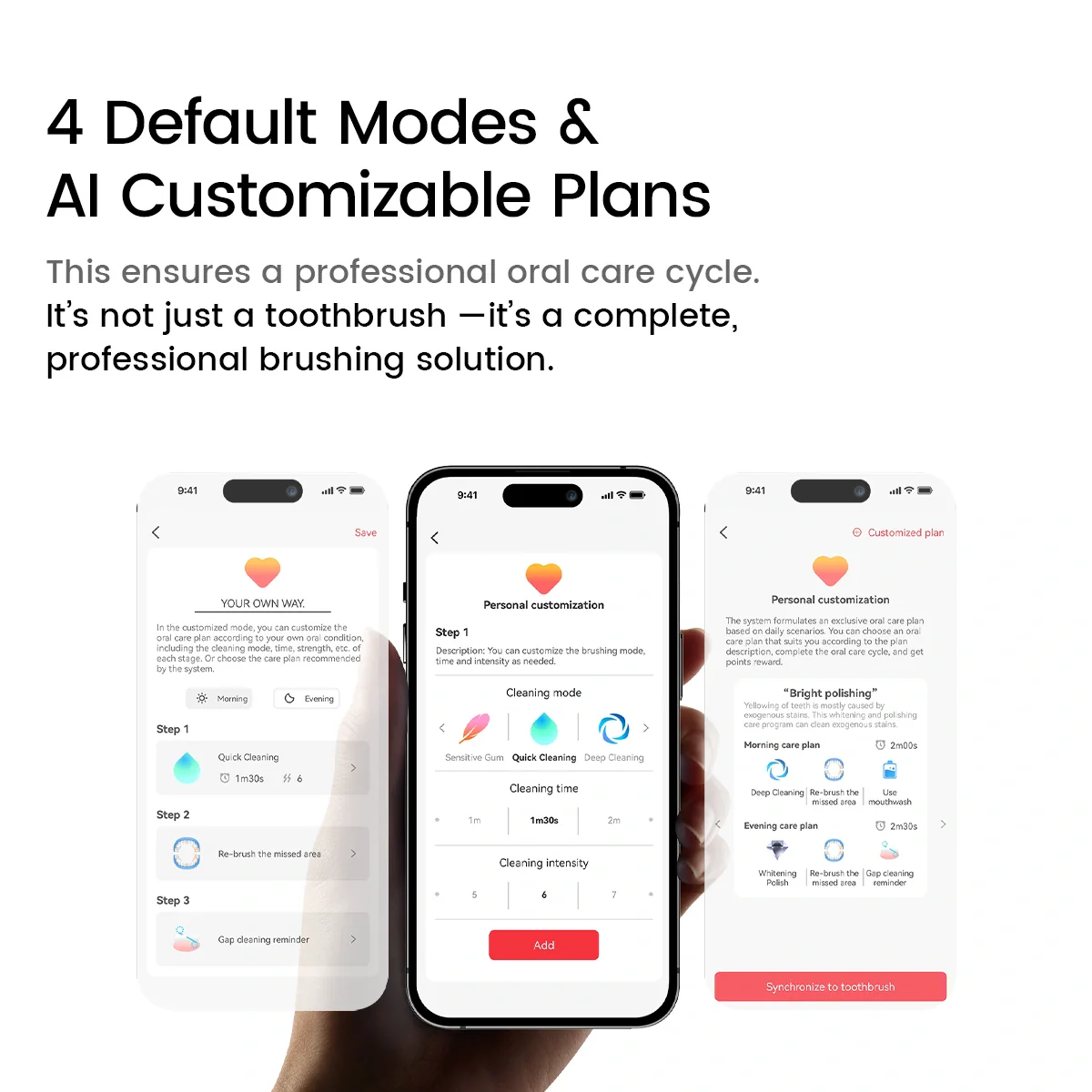 Oclean X Pro 20 Sonic Toothbrush - Image 12